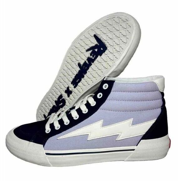 Revenge x Storm Vol. 2 Men Sz 10 High Top Lilac Dark Navy Brand NEW OG ALL - Picture 1 of 13